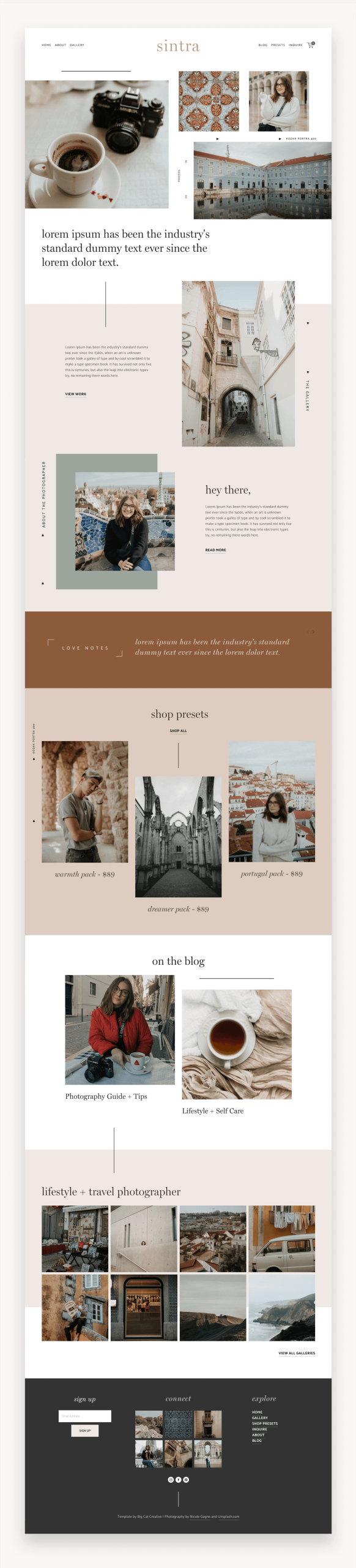 Isabella Interior Design Squarespace Template – Market WP Themes