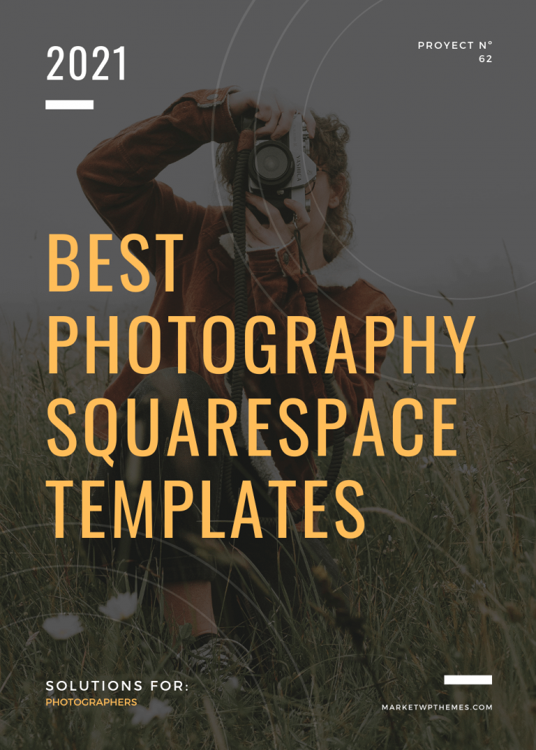 Best Photography Squarespace Templates Market WP Themes