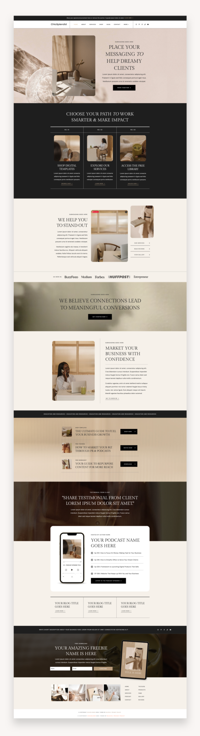 ChicSplendid Elementor WordPress Theme – Market WP Themes